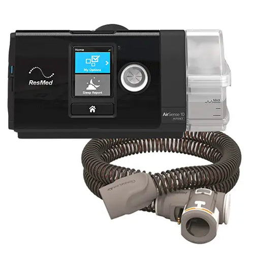 ResMed AirSense™ 10 AutoSet Card-to-Cloud CPAP Machine with HumidAir™ Heated Humidifier w Heated Tube, 6 Pack of HypoAllergenic Filters, and an SD Card Reader ***