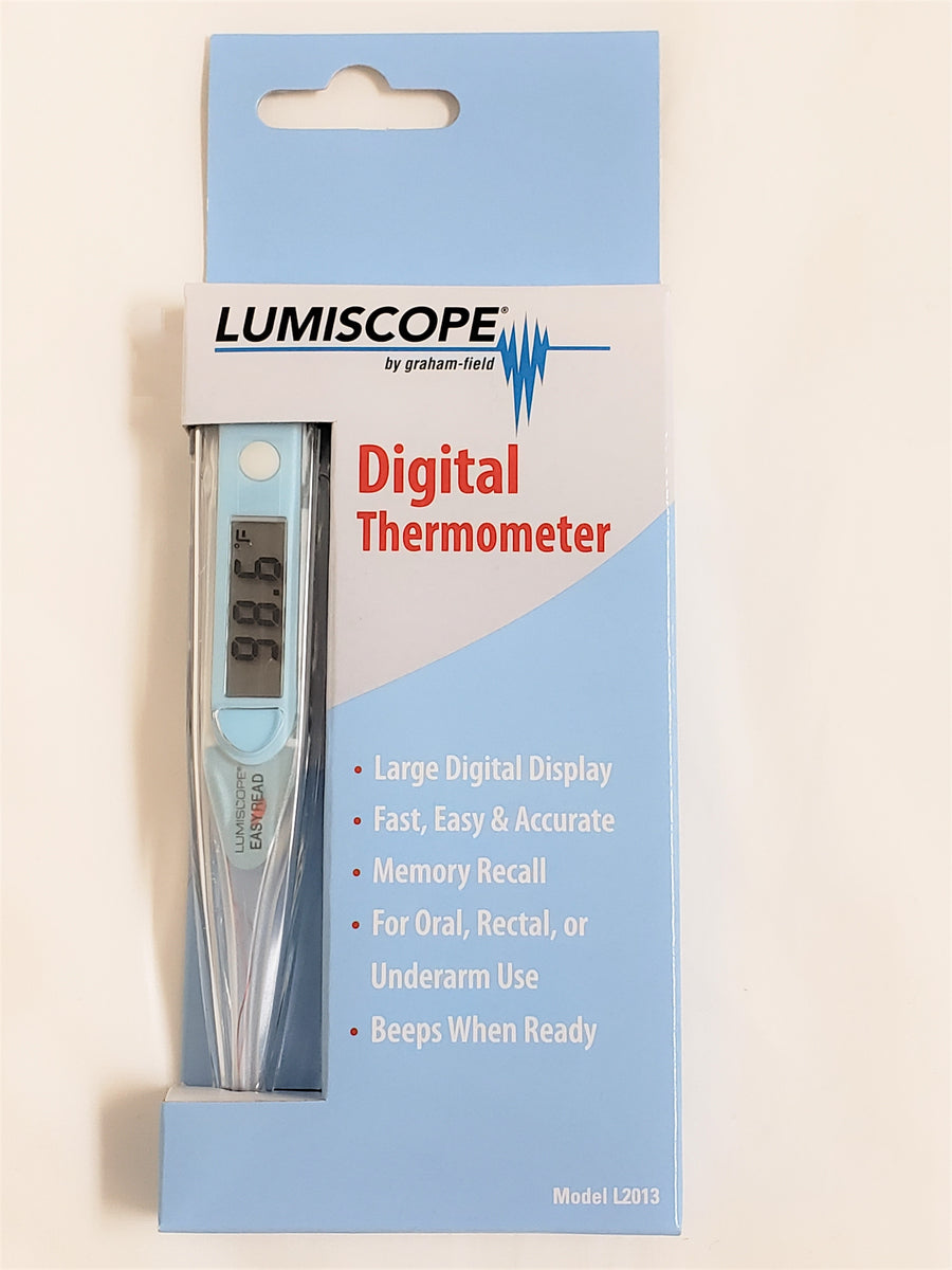 Lumiscope Jumbo Display Digital Thermometer Remedy Medical Supply
